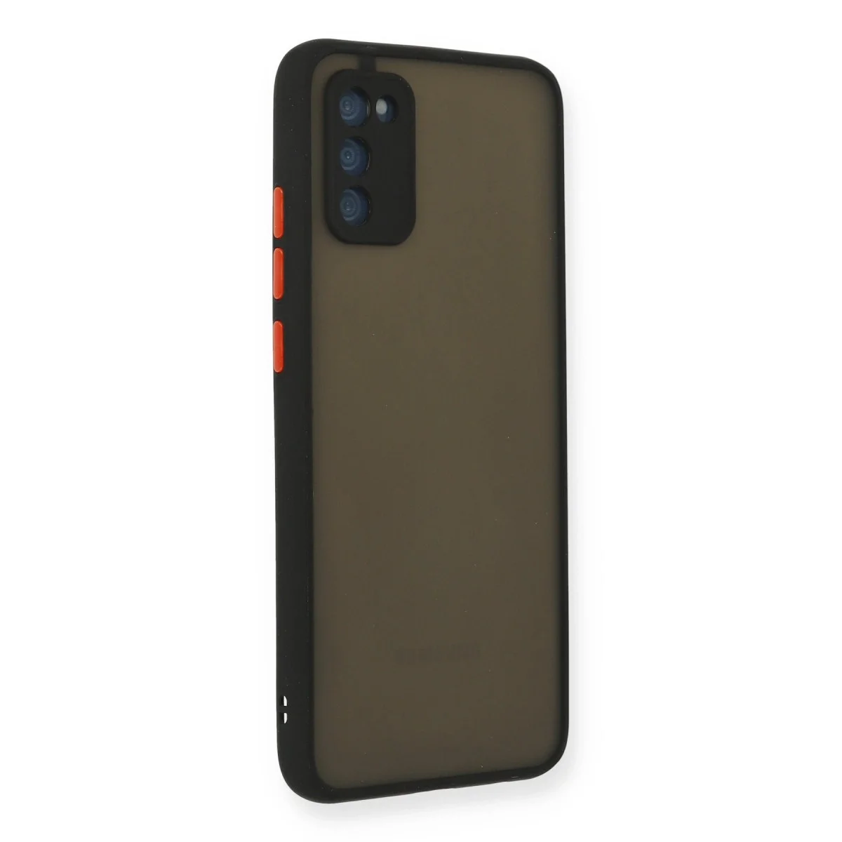 Samsung Galaxy A03s Kılıf Montreal Silikon Kapak - Siyah görsel 2