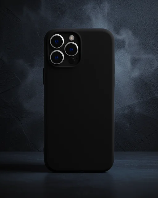 Apple İphone 13 Pro Max Kılıf Nano İçi Kadife Silikon - Siyah