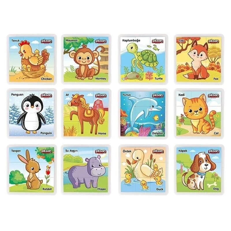 03 355 Anımal Serıes Puzzle Set görsel 4