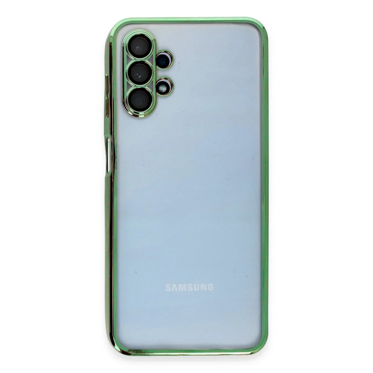 Samsung Galaxy A13 4g Kılıf Razer Lensli Silikon - Yeşil görsel 2