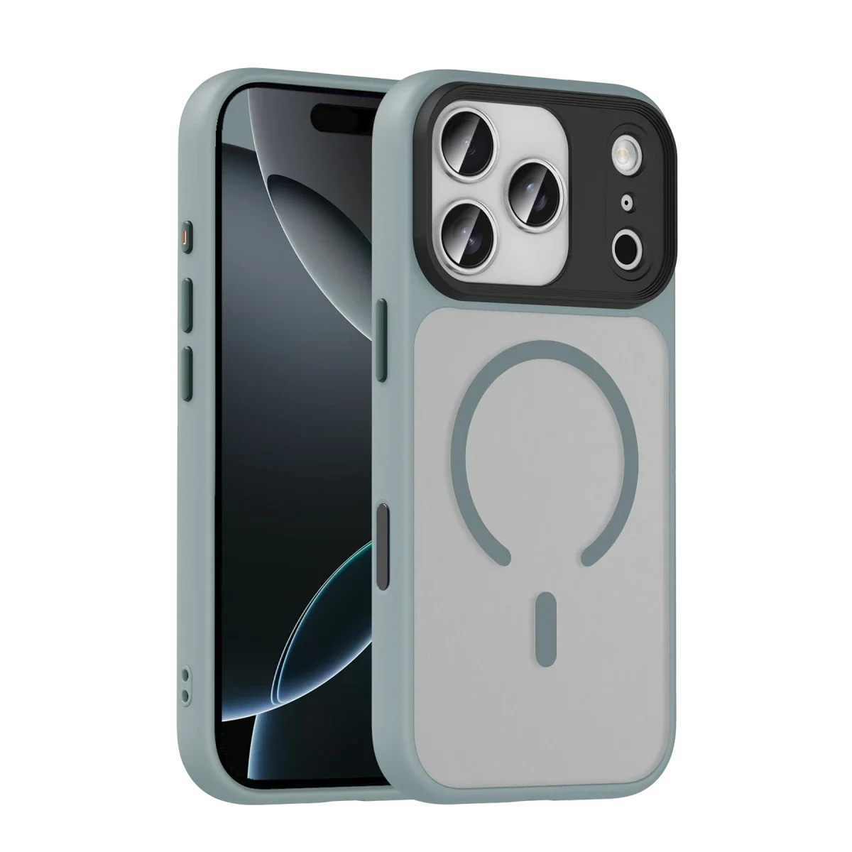 Joko Apple iPhone 17 Pro Max Megane Magsafe Kapak - Titan Gri