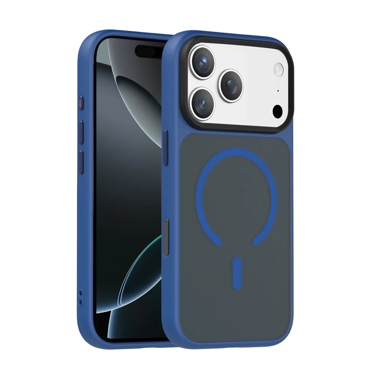 Joko Apple iPhone 18 Pro Max Megane Magsafe Kapak - Lacivert