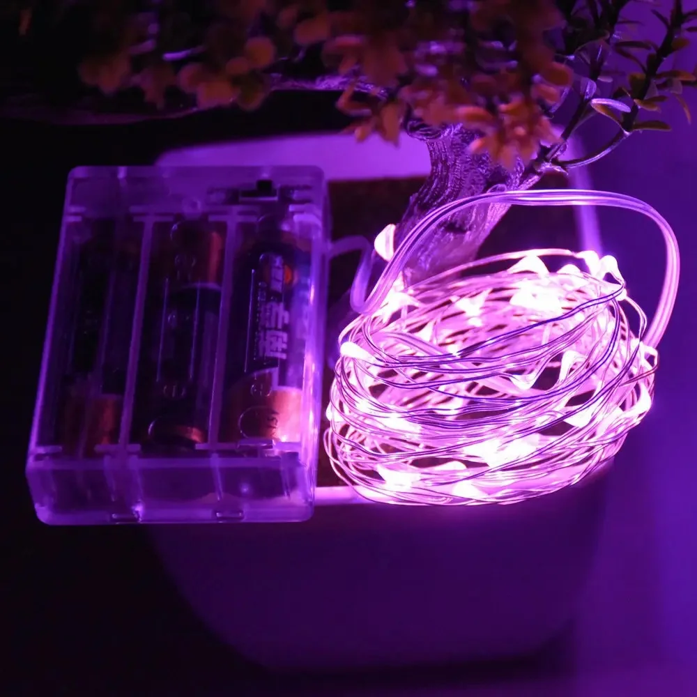 GD957 Şerit Pilli Aydınlatma 3 metre 30 Adet Beyaz Peri Led görsel 5