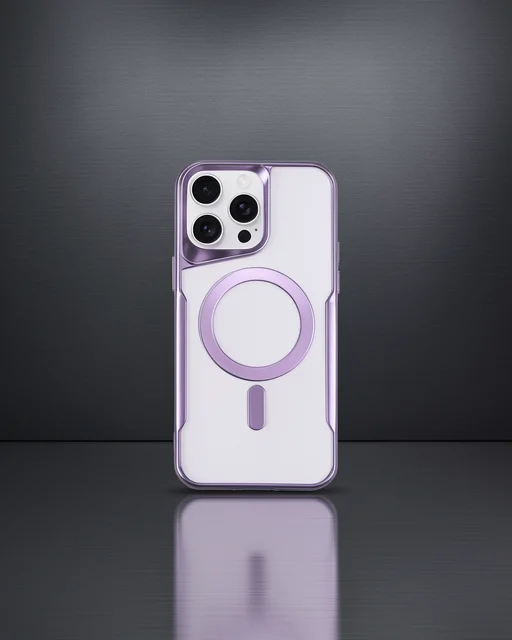 Apple İphone 14 Pro Max Kılıf Boyi Magsafe Silikon Kapak - Derin Mor
