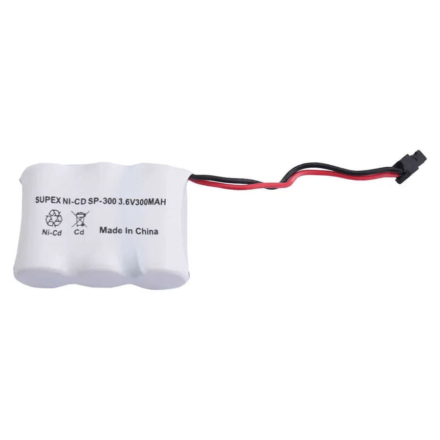 SP-300 3’lü Kısa 3.6V NiCd 300mAh Telsiz Telefon Pili Fişli görsel 2