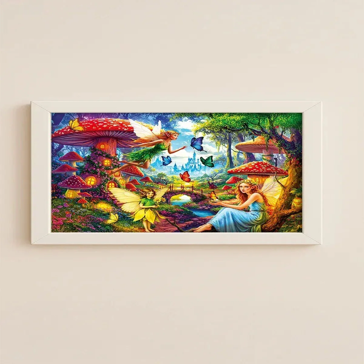 31502 Faıry Tale Mushrooms 100 Parça Puzzle görsel 3