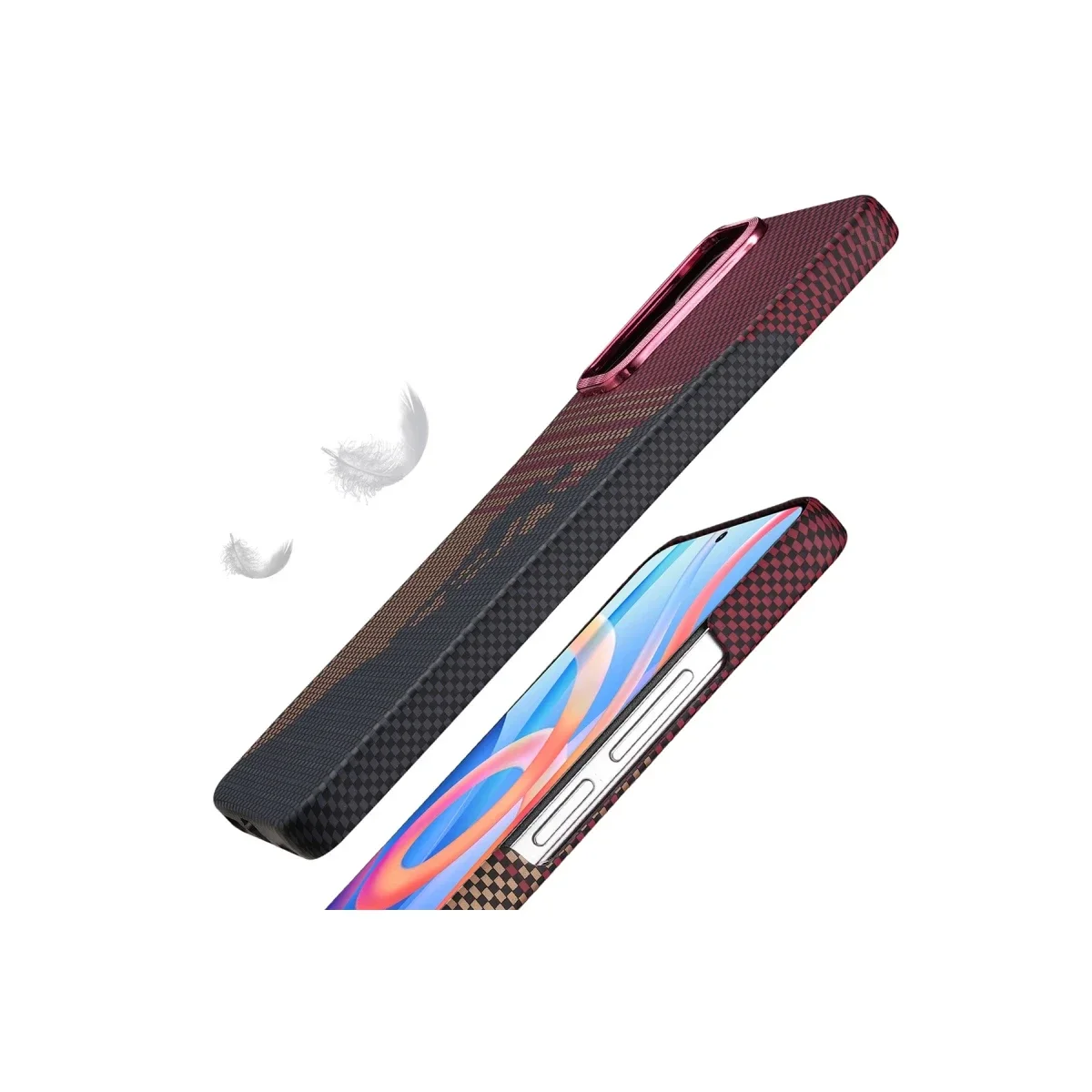 Xiaomi Redmi Note 12 Pro 4G Vega Magsafe Kapak - Siyah görsel 2