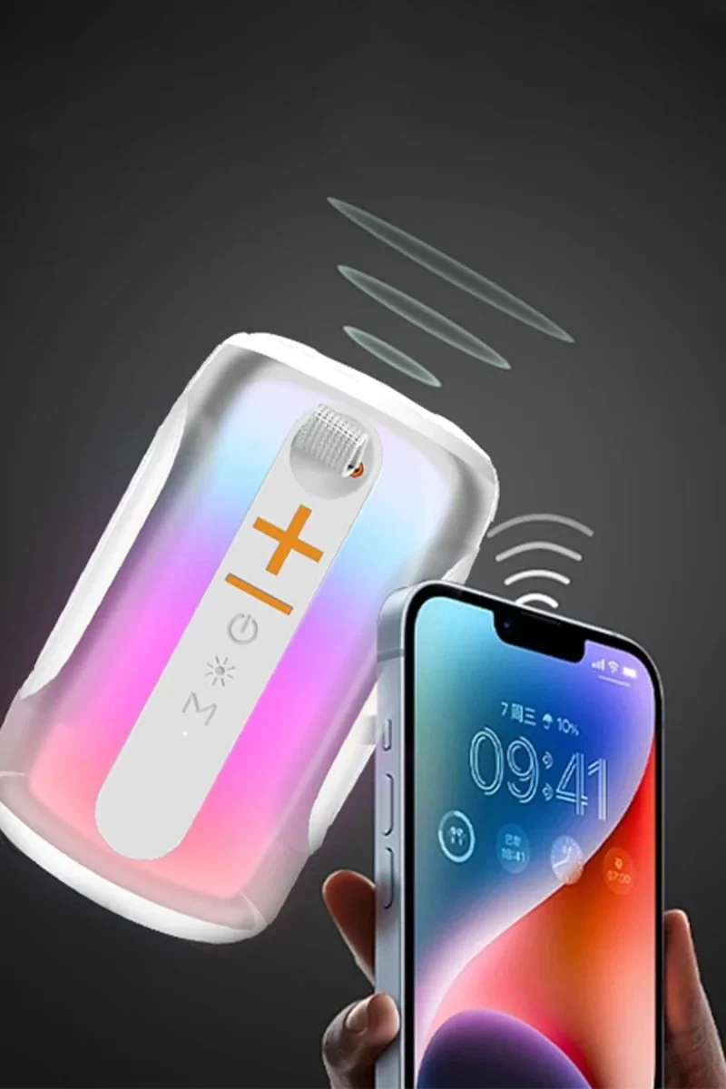 Pluse 8 RGB Kablosuz Hoparlör - Beyaz görsel 3
