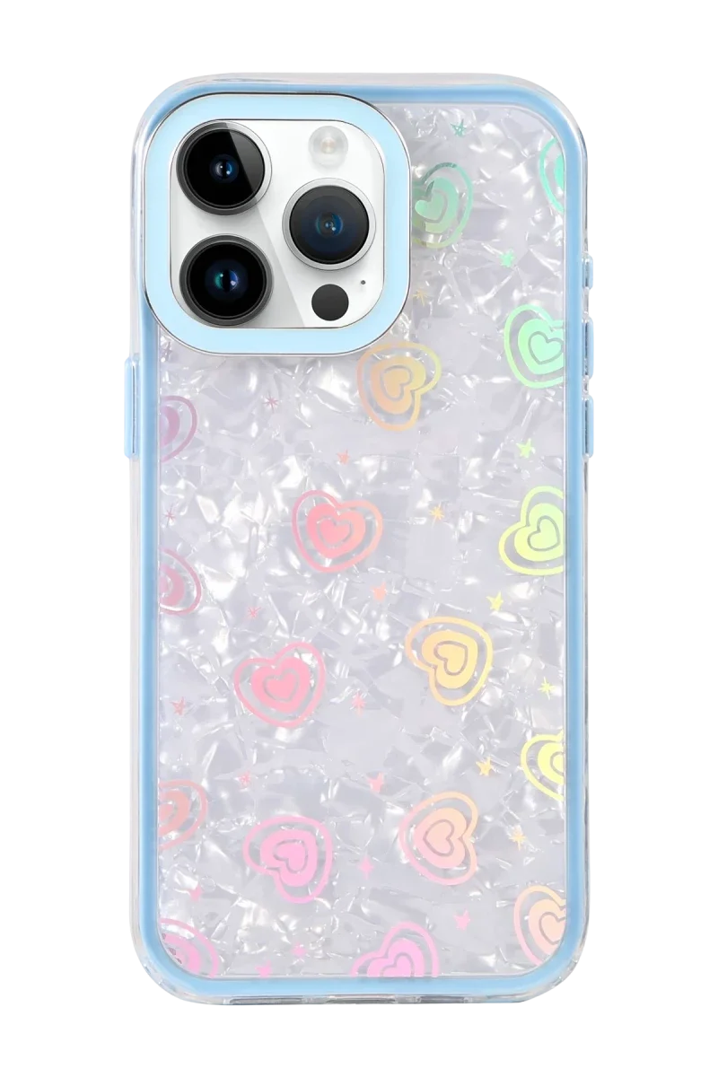 Apple iPhone 16 Pro Lu Desenli Kapak - Mavi görsel 3
