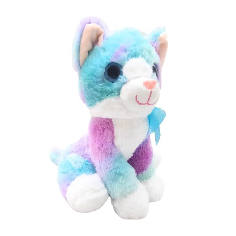 PELUŞ 30CM RENKLİ KEDİ (adet fiyatıdır)