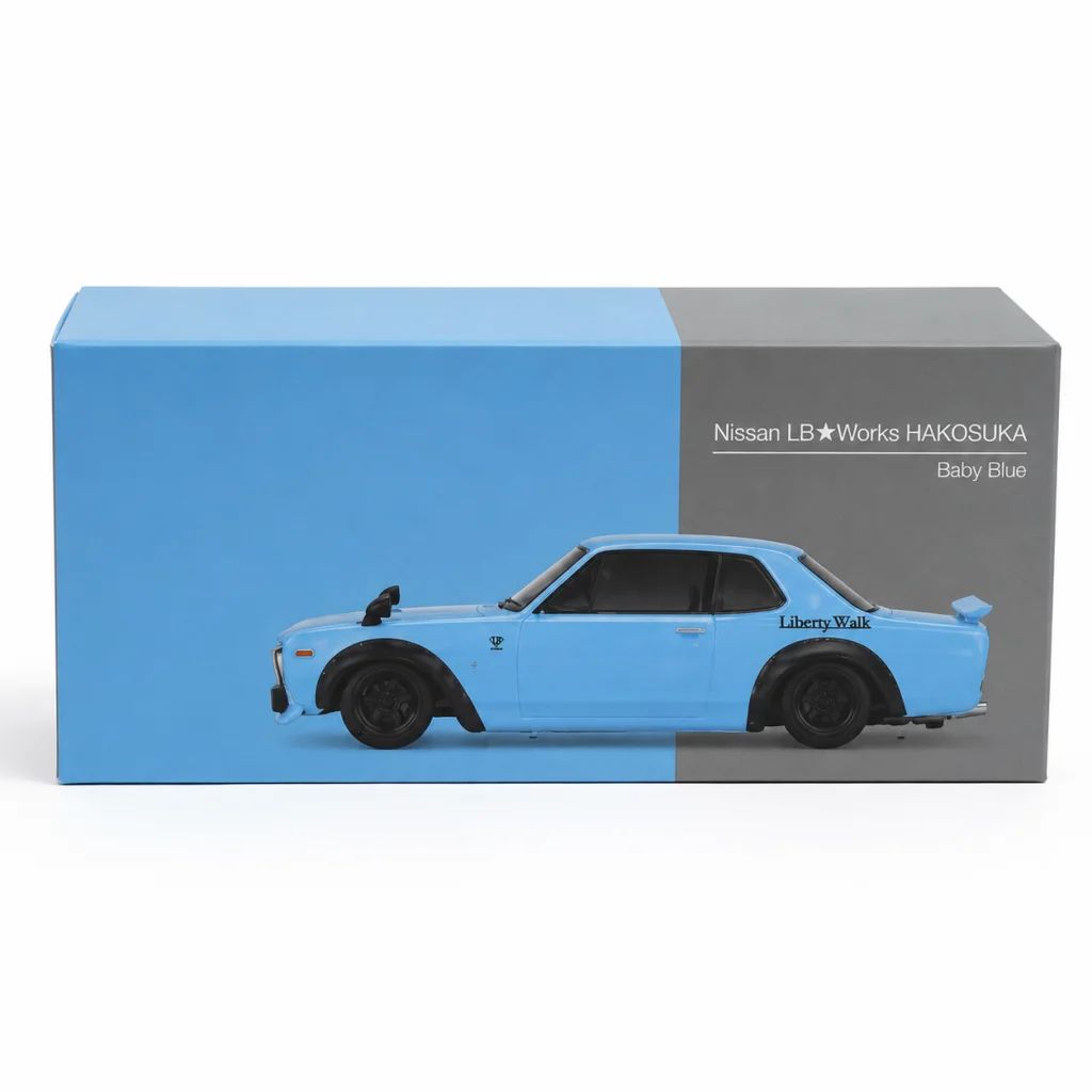 Model Araç 1/64 Nissan LB Works HAKOSUKA Baby Blue görsel 4