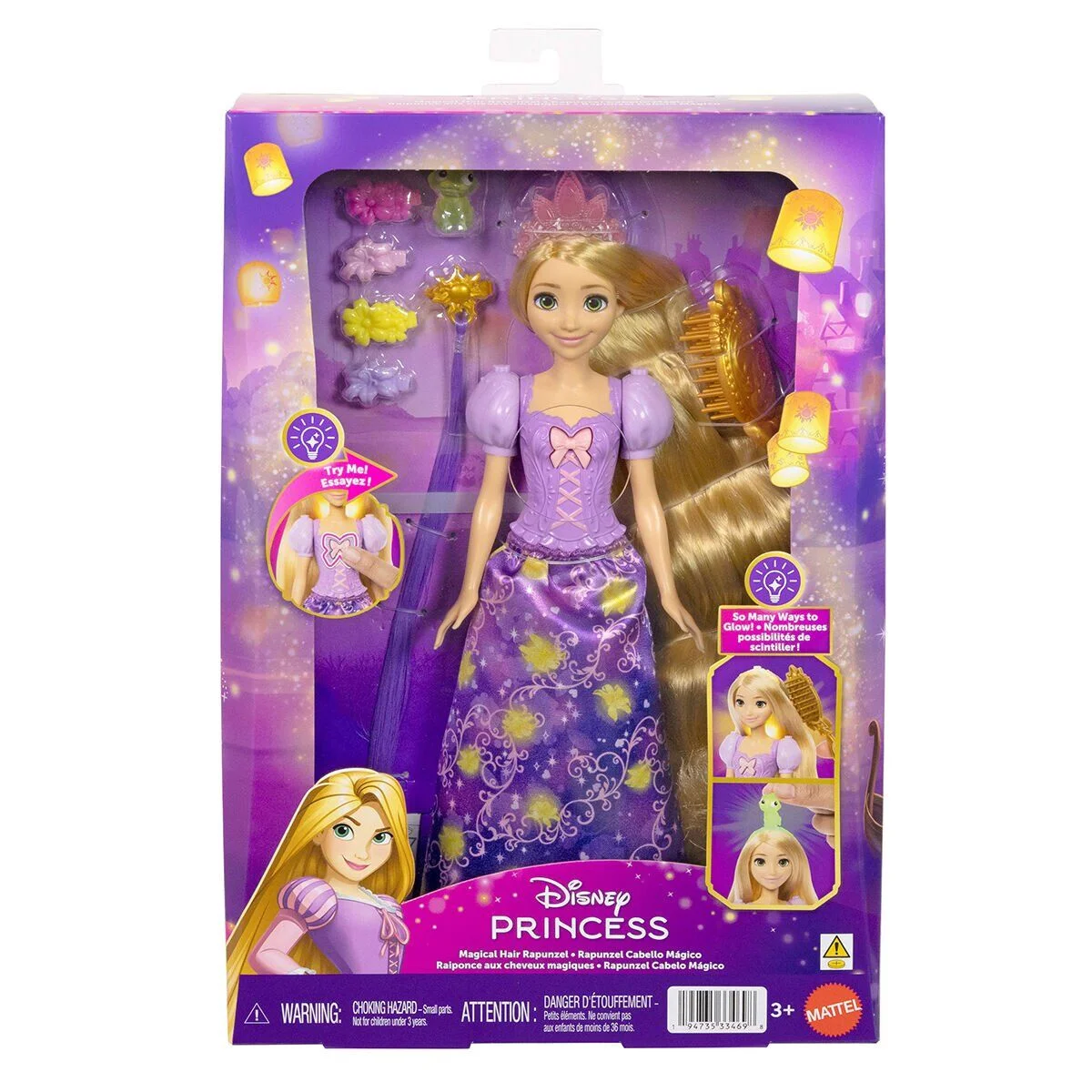 JHL46 Disney Prenses Sihirli Saçlı Rapunzel görsel 7