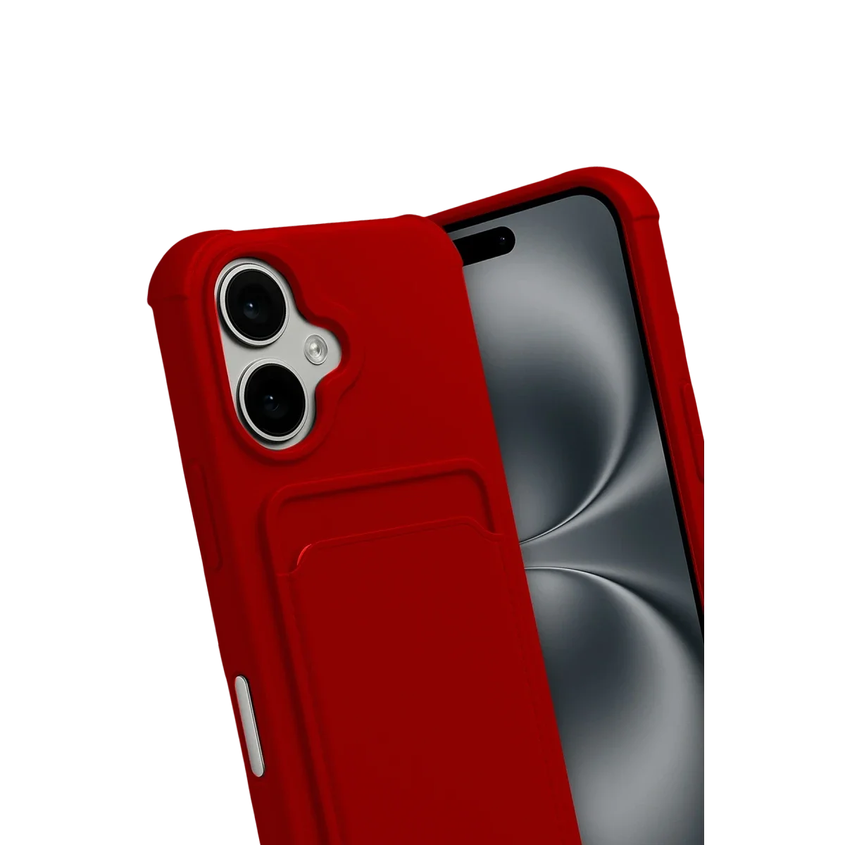 Apple iPhone 17 Kelvin Kartvizitli Silikon - Kırmızı görsel 3
