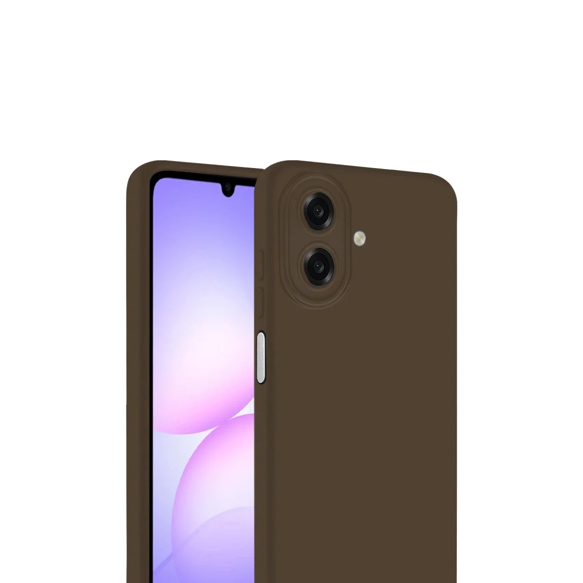 Samsung Galaxy A07 4g First Silikon - Kahverengi görsel 2