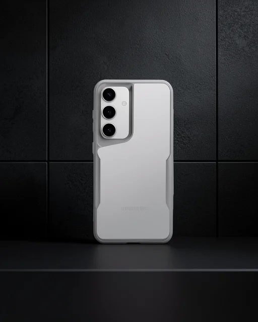 Samsung Galaxy A55 5g Kılıf Boyi Silikon Kapak - Gümüş