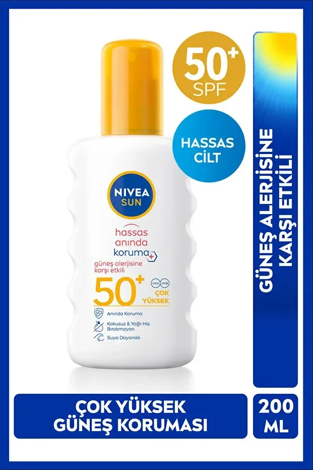 Sun SPF50+ Hassas Cilt Sprey 200 ml