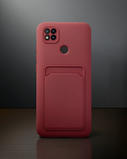 Xiaomi Redmi 9c Kılıf Kelvin Kartvizitli Silikon - Lila