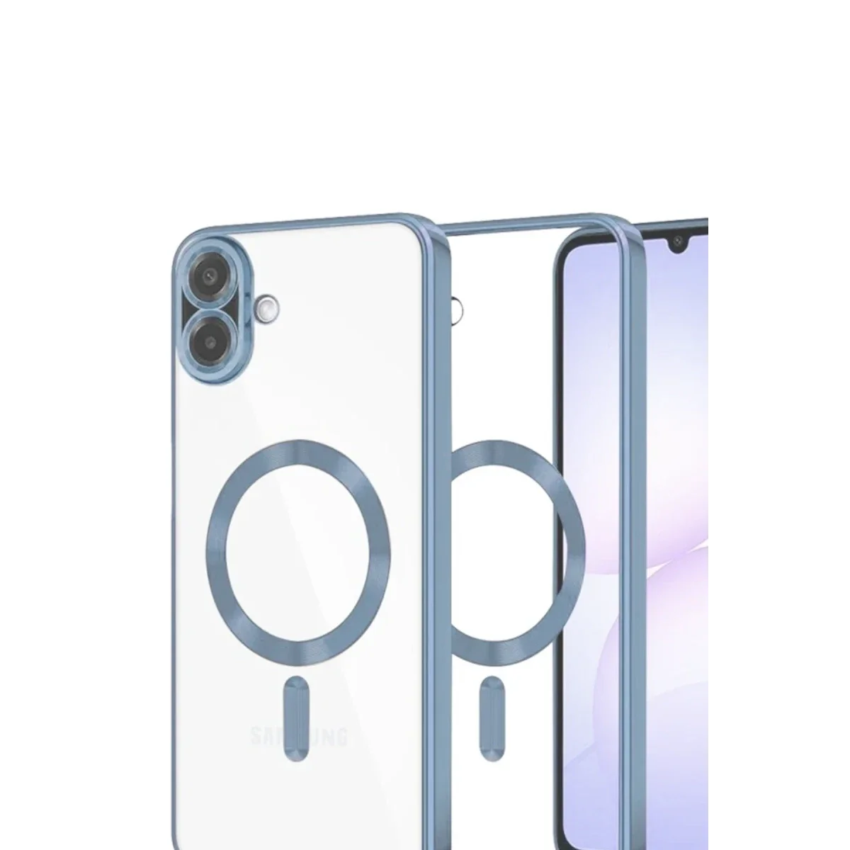 Samsung Galaxy A07 4G Kross Magneticsafe Kapak - Sierra Blue görsel 2