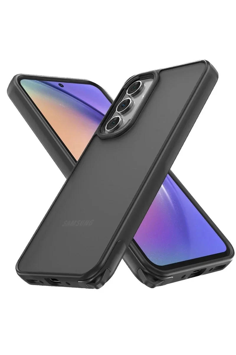 Samsung Galaxy A04S Kılıf Elegant Kapak - Siyah