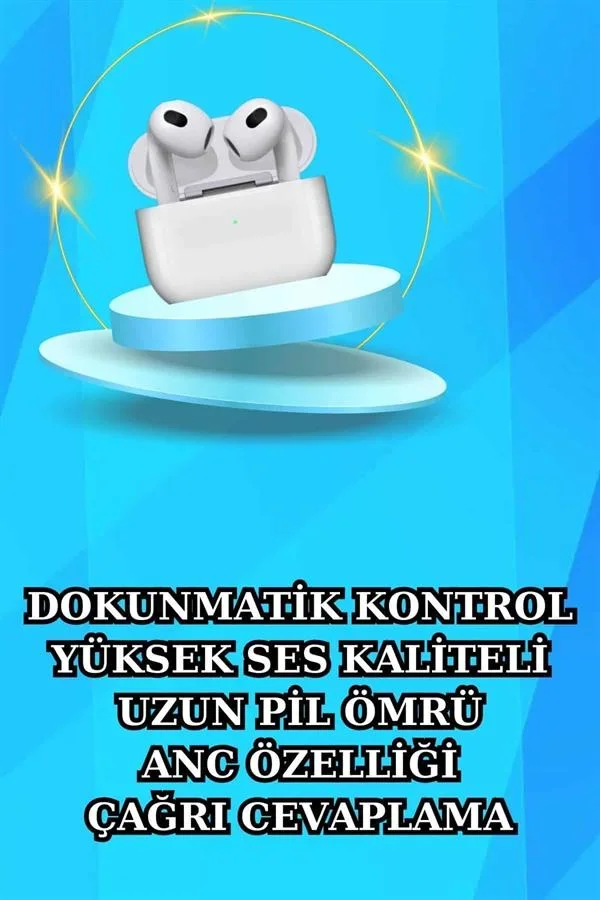 Akıllı Saat ve Kulaklık Seti Bildirim Görme Arama Cevaplama ANC Özelliği görsel 4