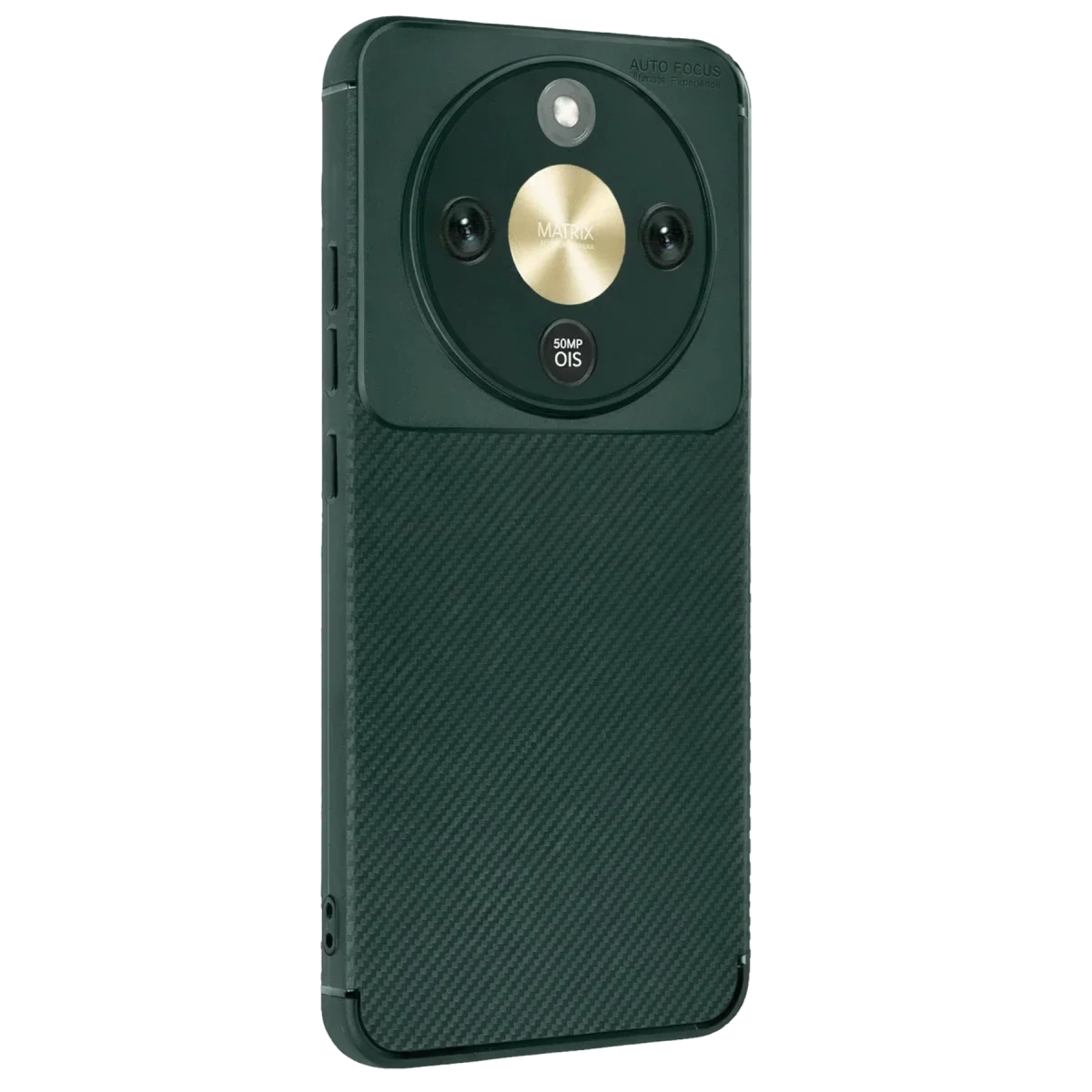 Huawei Honor Magic 8 Lite Auto Focus Karbon Kapak - Koyu Yeşil