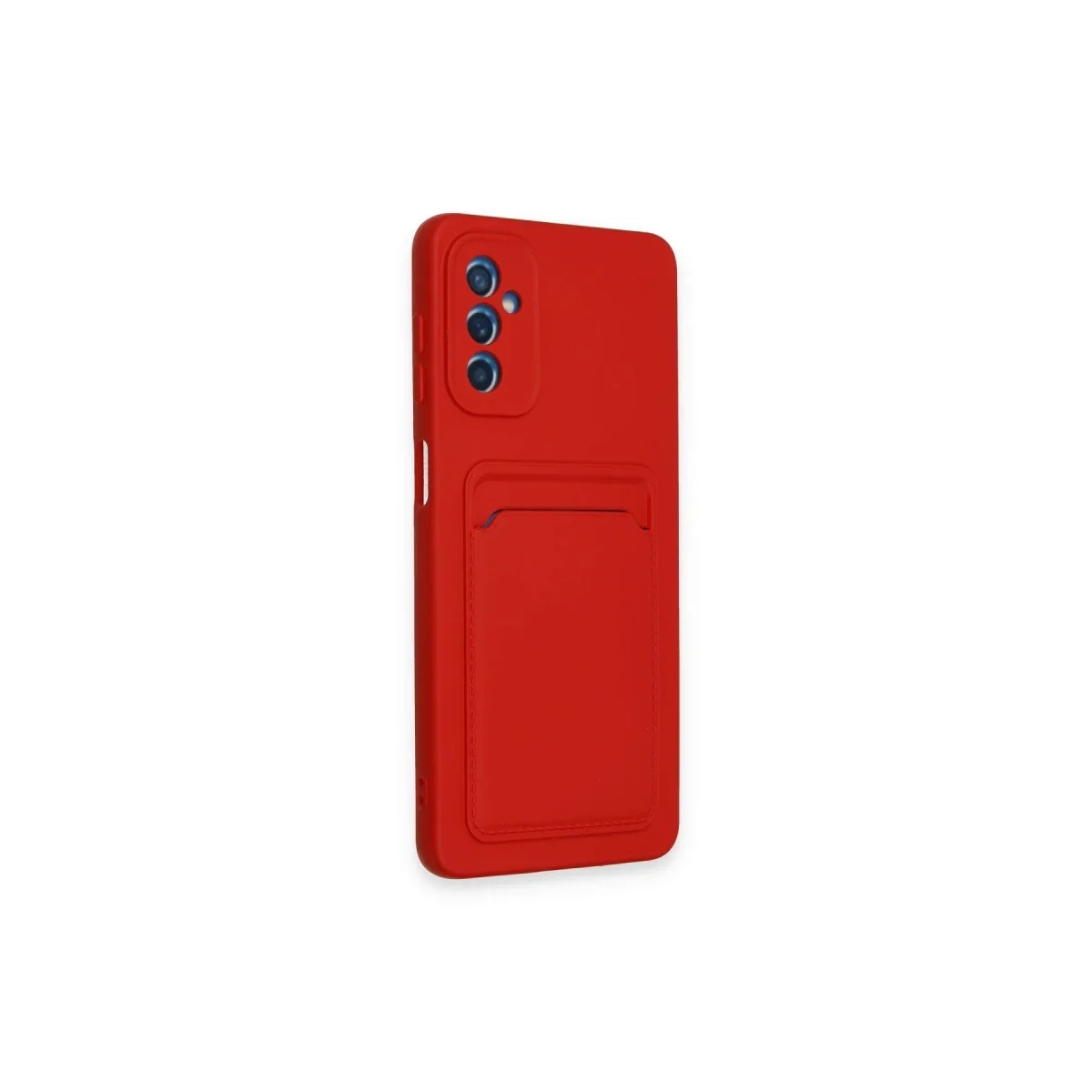 Samsung Galaxy A14 4G Kılıf Kelvin Kartvizitli Silikon - Kırmızı görsel 2