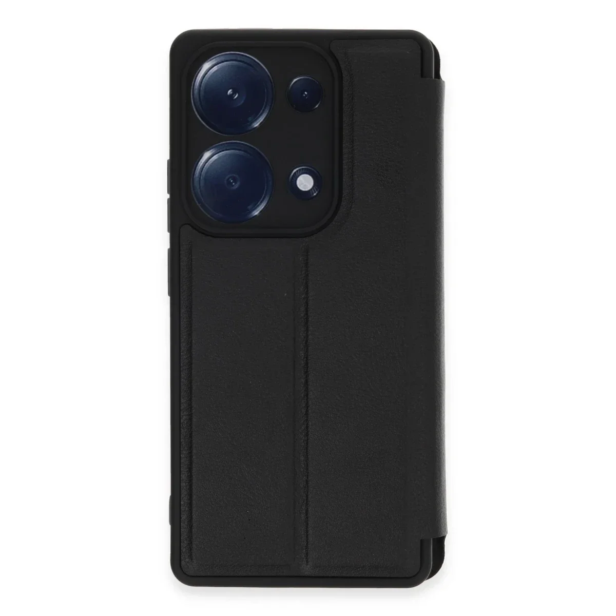 Xiaomi Redmi Note 13 Pro 4G Kılıf Flip Cover - Siyah görsel 3
