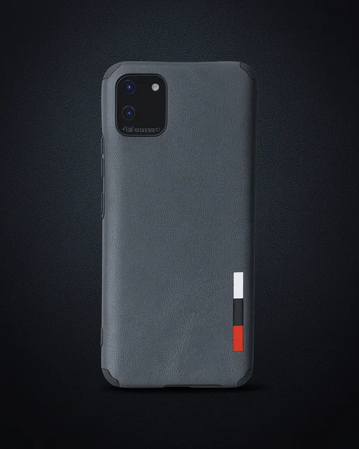 Realme C11 Kılıf Loop Deri Silikon - Siyah