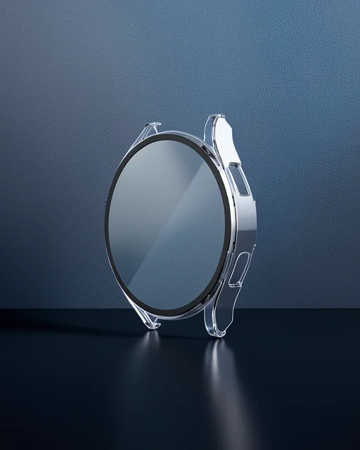 Watch 5 44mm Wall Camlı Kasa Ekran Koruyucu - Şeffaf