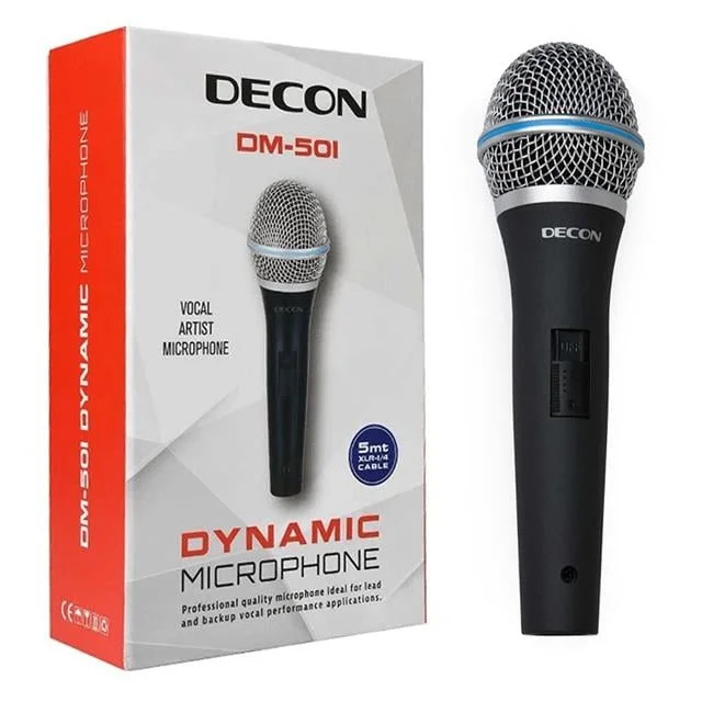 Decon DM-501 600 Ohm Kablolu EL krofon görsel 3