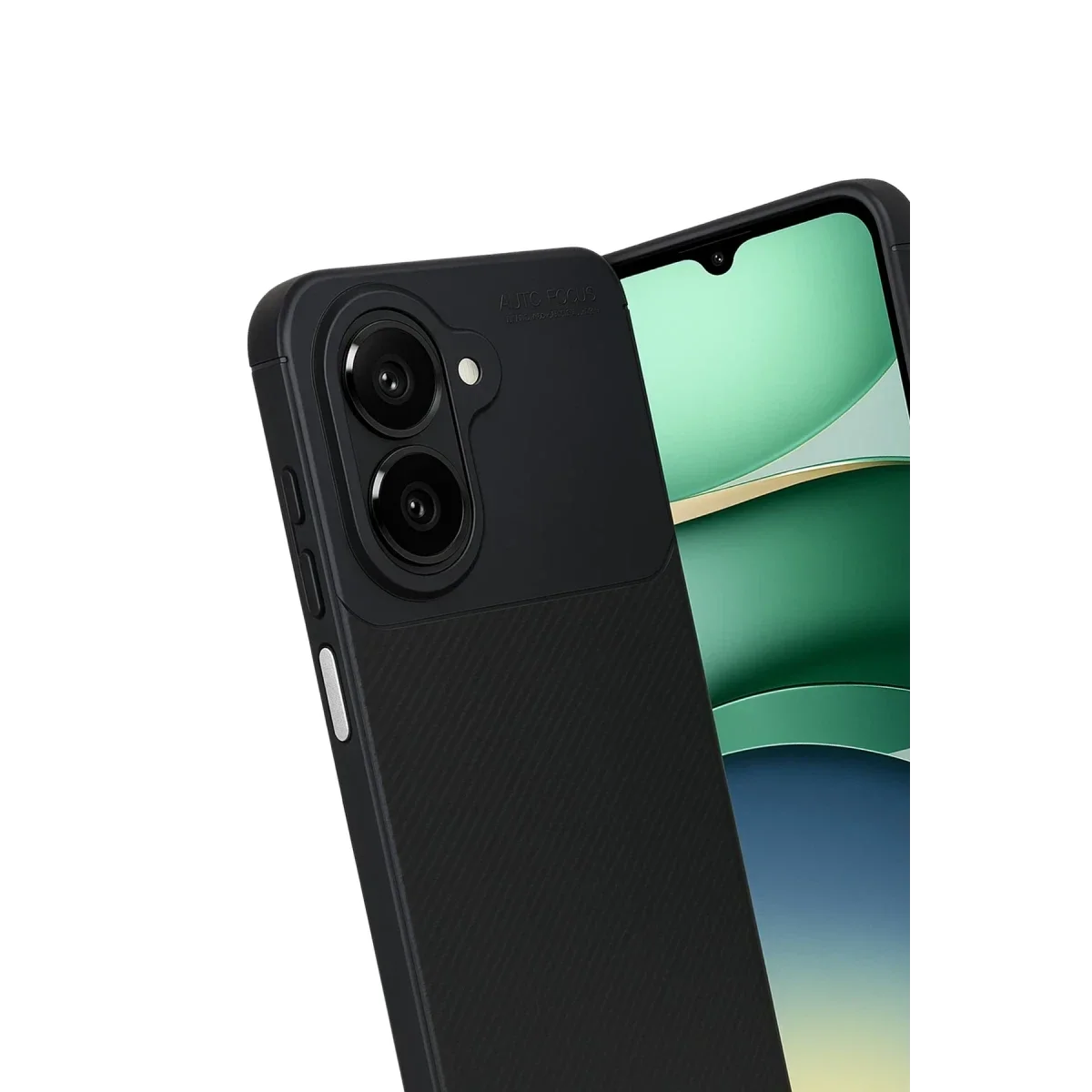 Samsung Galaxy A07 4G Auto Focus Karbon Kapak - Siyah görsel 3
