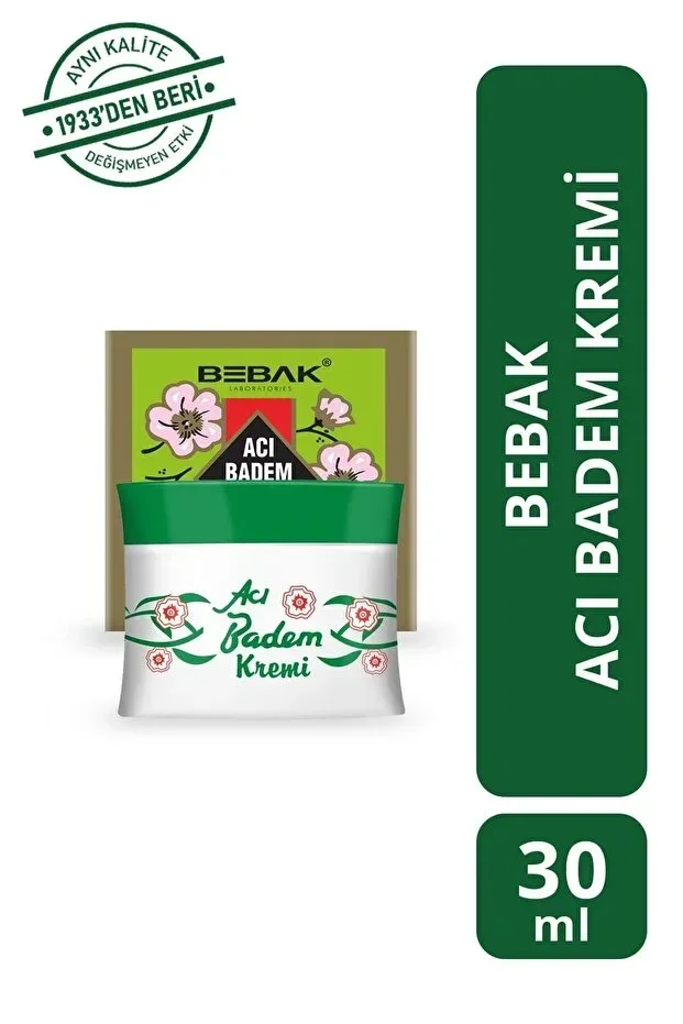 Acı Badem Kremi Kavanoz 30 ml
