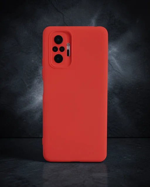 Xiaomi Redmi Note 10 Pro Kılıf Nano İçi Kadife Silikon - Turuncu