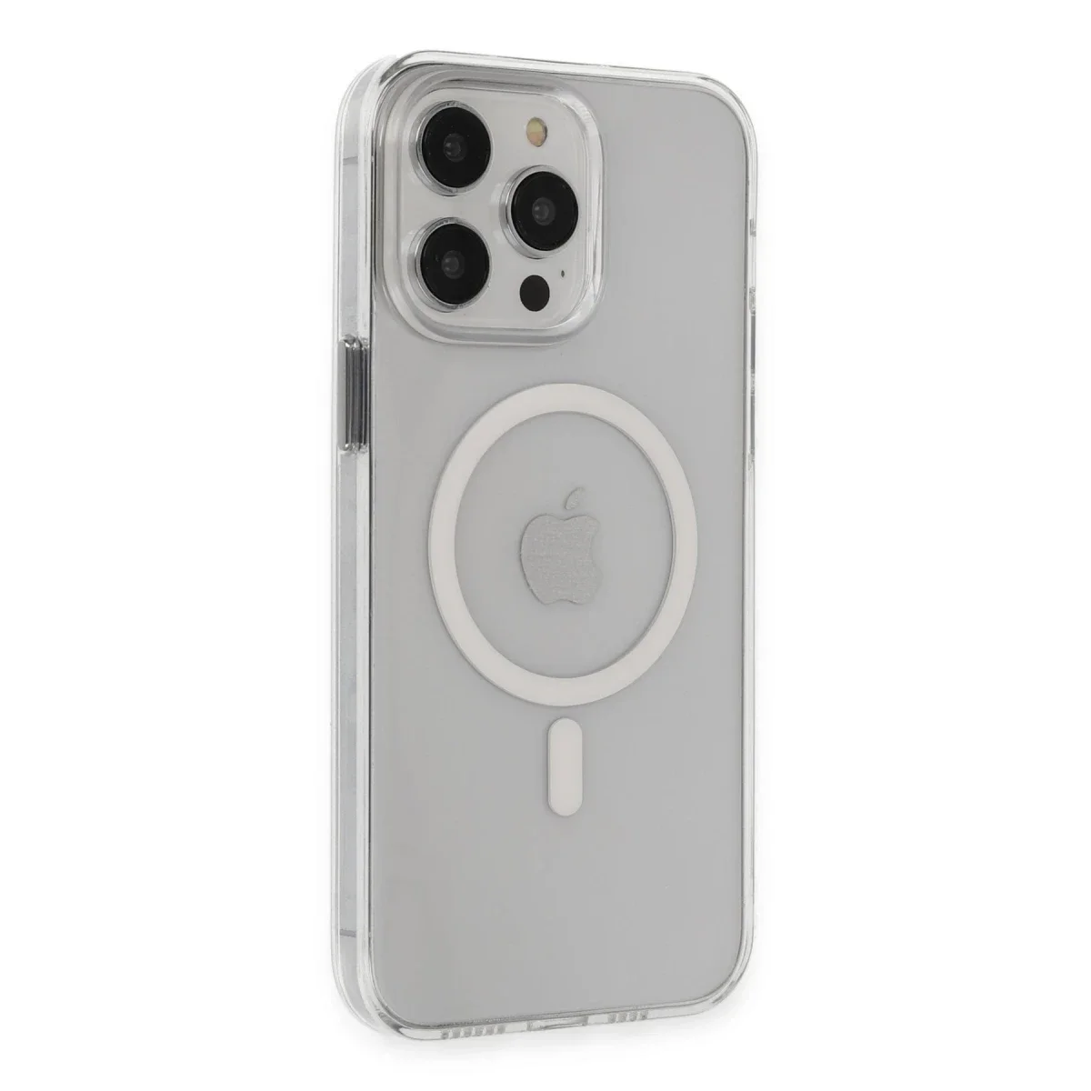 Apple iPhone 14 Pro Max Kılıf Tron Şeffaf Magsafe Kapak - Şeffaf