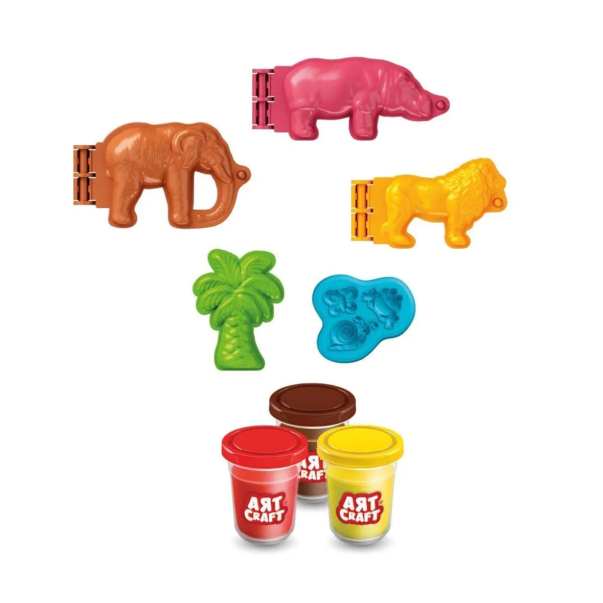 03997 Art Craft Orman Hayvanları Hamur Set 168 Gr -Fentoys görsel 3