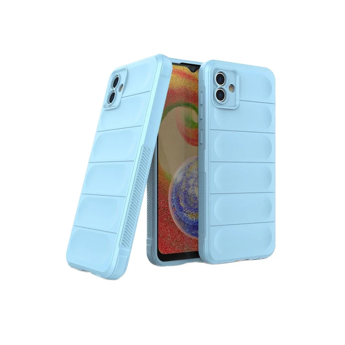 Samsung Galaxy A05 Kılıf Optimum Silikon - Sky Blue görsel 3