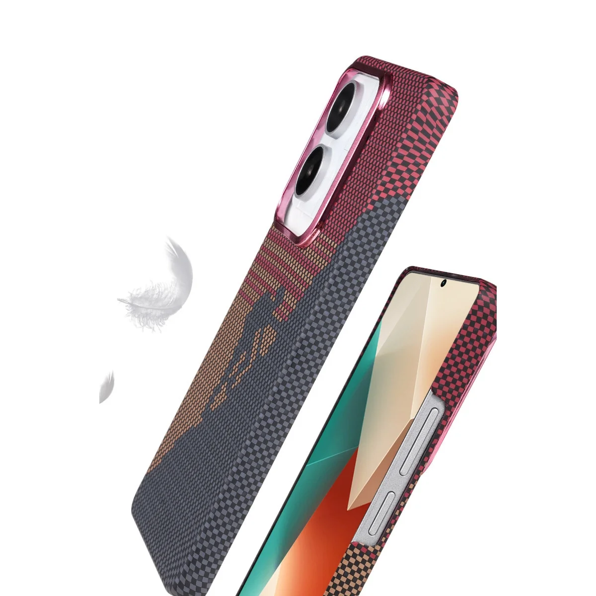 Xiao Red Note 13 Pro 4g Vega Magsafe Kapak - Siyah görsel 3