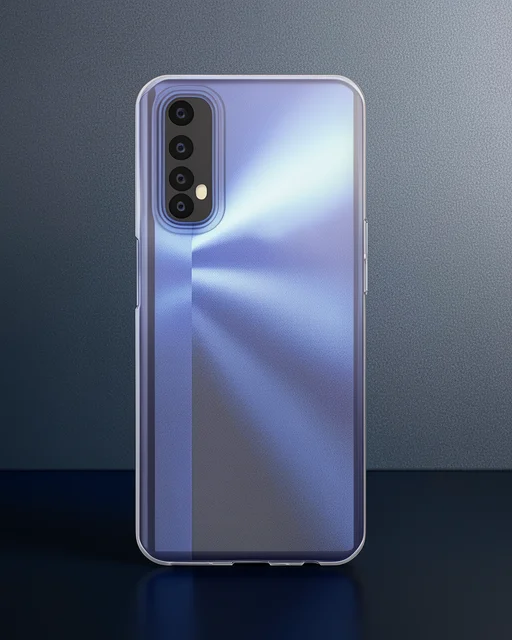 Realme 7 Kılıf Lüx Şeffaf Silikon