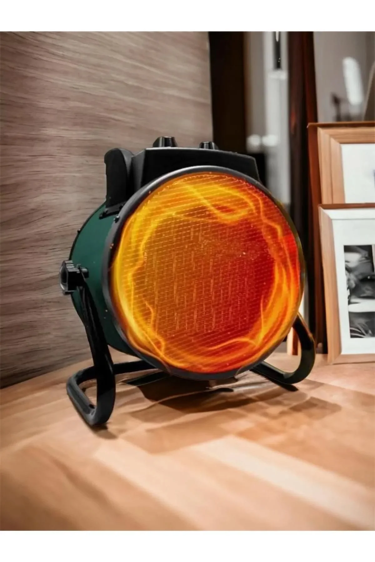 Ultra Güçlü 3000 Watt Taşınabilir Elektrikli Portatif Isıtıcı Soba Sıcak Hava Üfleyen Fan Radyatör görsel 2