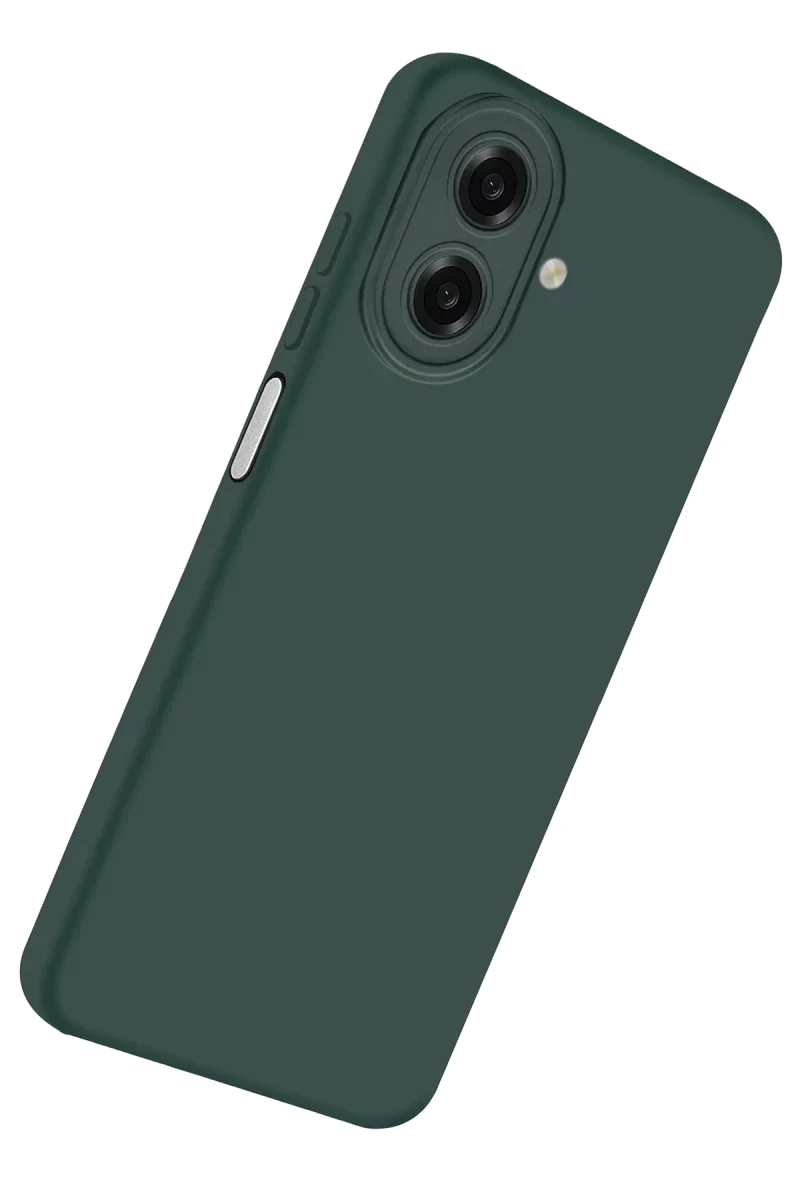 Samsung Galaxy A07 4G First Silikon - Koyu Yeşil görsel 3