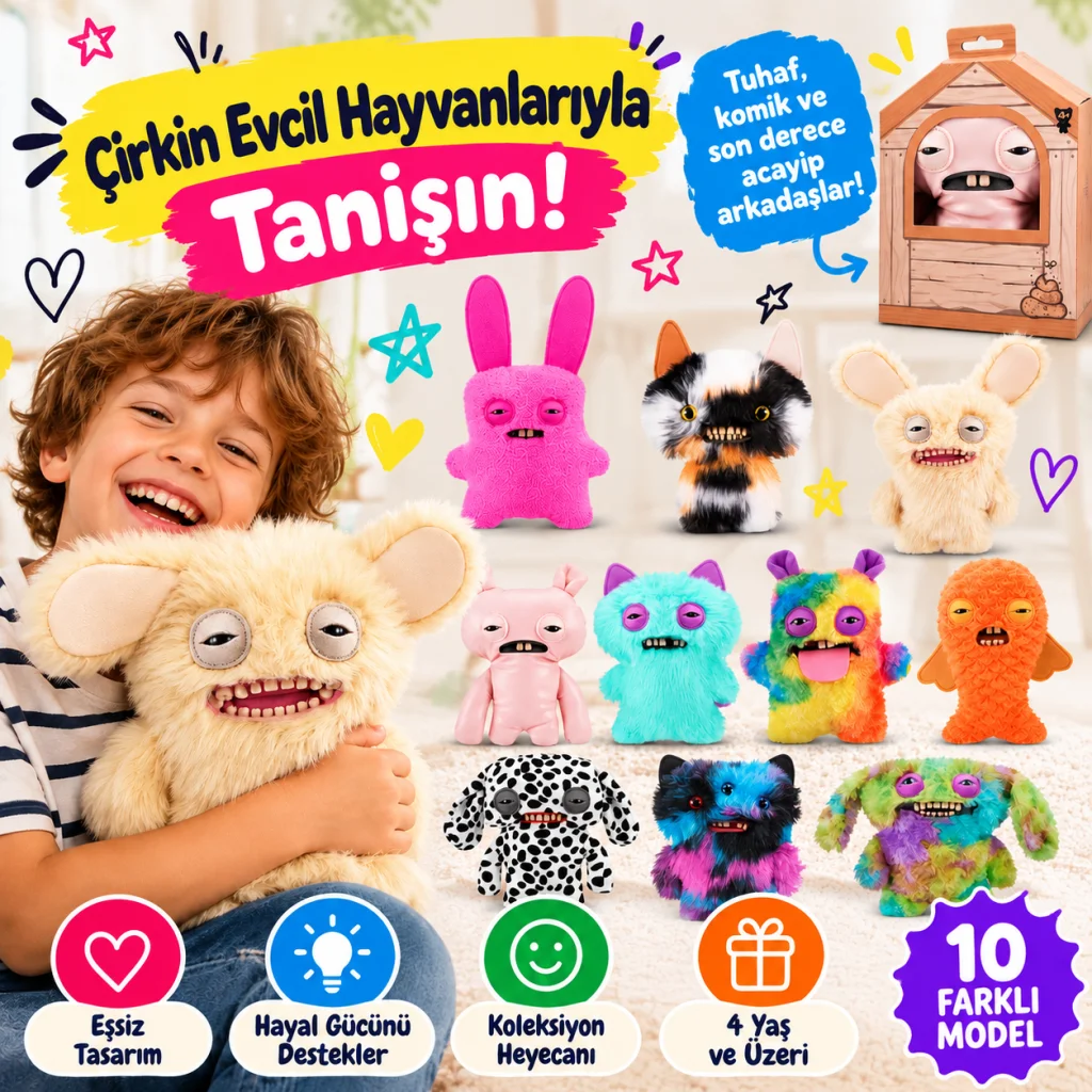 Butt Ugly Pets Serisi 22,5 cm görsel 2