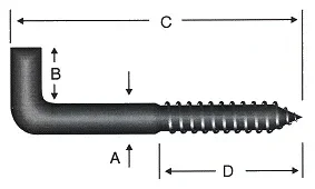 Şofben Çivisi No 2 / 5.8x60 - 100 Adet görsel 2