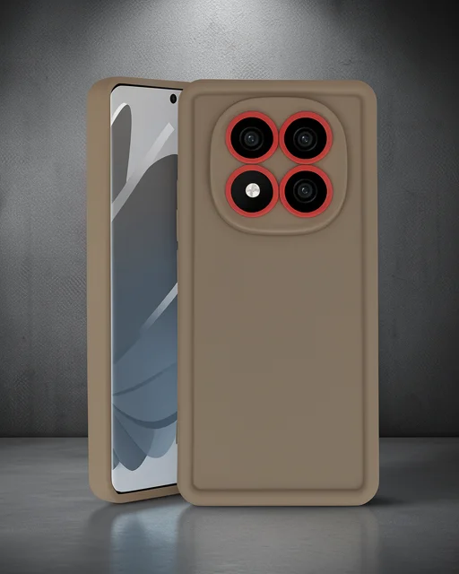 Xiaomi Redmi Note 14 Pro 5g Kılıf Viera Silikon - Kahverengi