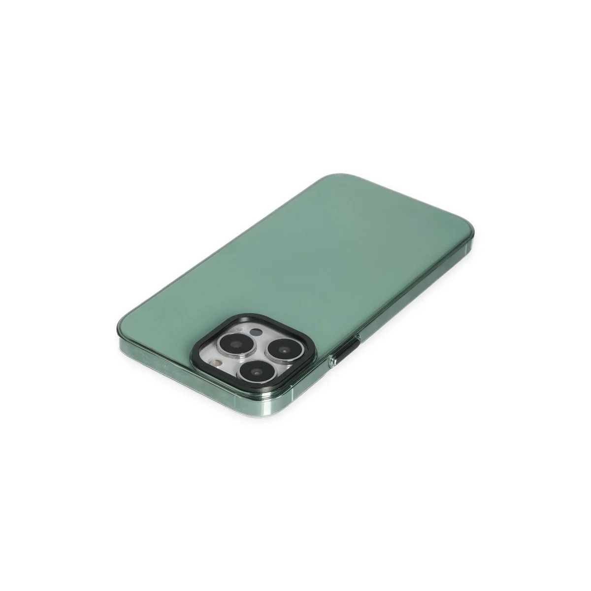 Apple İphone 13 Pro Kılıf Anka Pc Sert Metal Kapak - Yeşil görsel 4