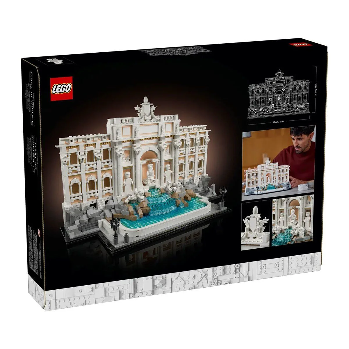 21062 Lego Architecture - Trevi Çeşmesi 1880 parça +18 yaş görsel 4