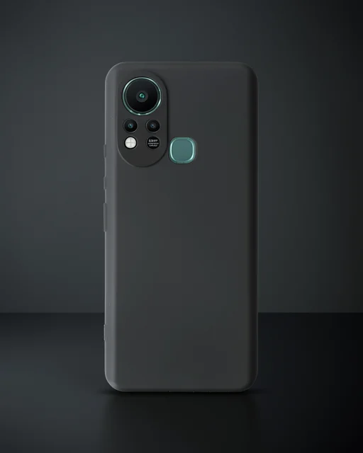 İnfinix Hot 11s Kılıf First Silikon - Siyah