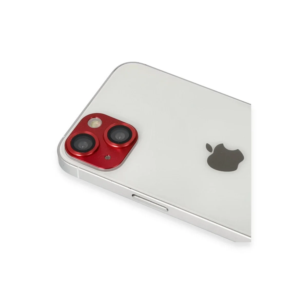 Apple iPhone 13 Pers Alüminyum Kamera Lens - Kırmızı görsel 3