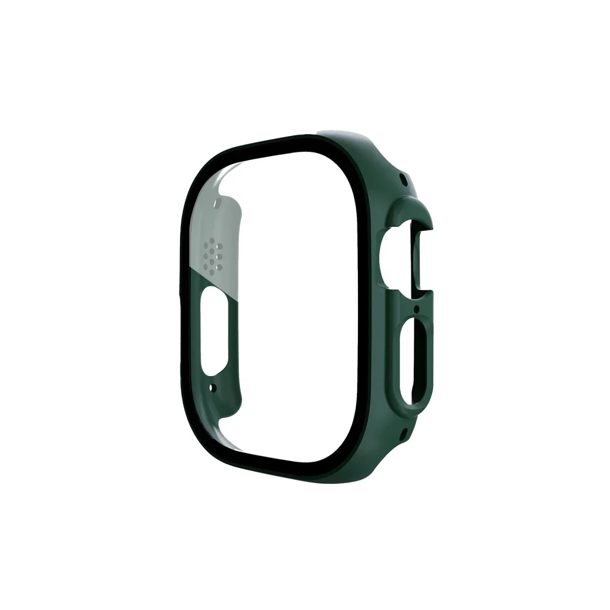 Apple Watch Ultra 49mm Desert Camlı Kasa Ekran Koruyucu - Koyu Yeşil görsel 2