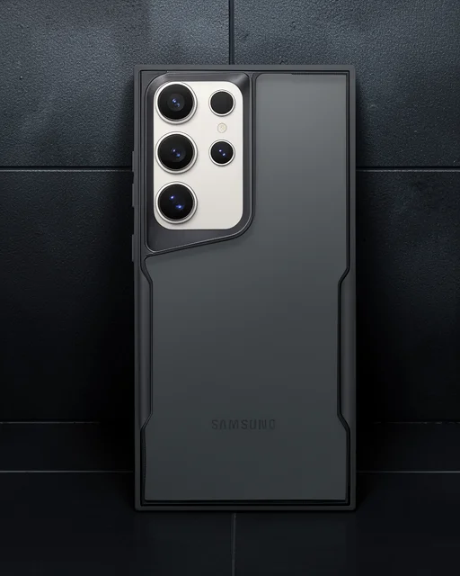 Samsung Galaxy S24 Ultra Kılıf Boyi Silikon Kapak - Siyah
