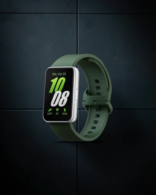 Samsung Galaxy Fit 3 Klasik Kordon - Haki Yeşil